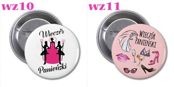 PRZYPINKA NA WIECZÓR PANIEŃSKI PANNA MŁODA IMIĘ