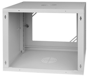 Шкаф RACK 19'' 9U 600х450мм СЕРЫЙ Стеклянная дверь