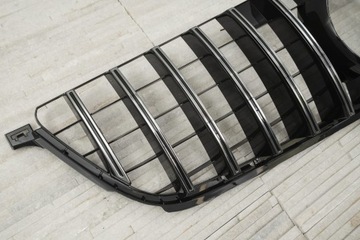 фото thumb №8, Mercedes ml w166 2011-2015 решітка радіатора gt panamericana срібний