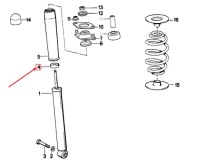фото thumb №7, Bmw 3 e30 задній амортизатор пружинний 33521125078 1125078 оригінальний