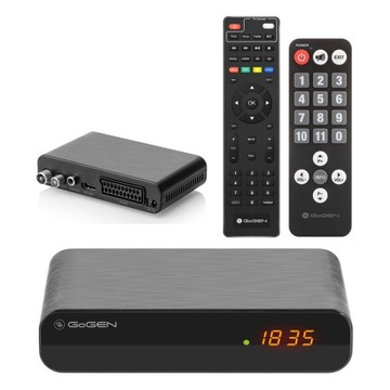 Dekoder Tuner TV GoGEN SENIOR HD DVB-T2 HEVC H.265
