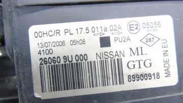 фото thumb №8, Лампа левый перед левая nissan note e11 260609u000