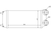 Nissens 96638 радиатор воздуха наддувочный Оригинал, фото thumb