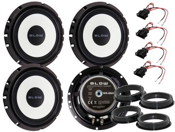 ДИНАМИКИ BLOW BASS SKODA FABIA RAPID SUPERB YETI VW SCIROCCO ПЕРЕДНИЕ ЗАДНИЕ