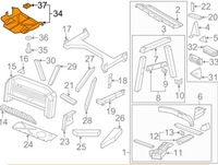 фото thumb №1, Audi r8 42 rear днище trim cover 420825205g
