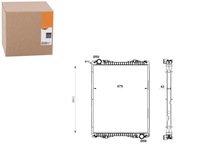 фото thumb №1, Радиаторов двигателя nrf 1766125 1491710 1784615 1770