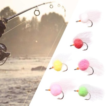 Fly Tying 6 шт. Имитация Steelhead Solid