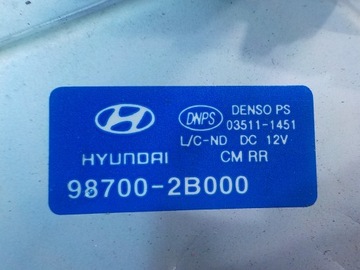 фото thumb №5, Hyundai santa fe ii 06-09 5d моторчик дворники зад 98700-2b000
