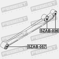 фото thumb №14, Febest szab-057 підшипниковий вузол, важіль