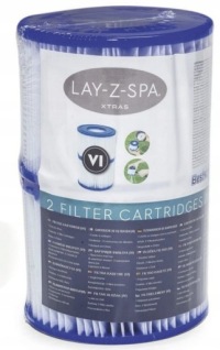 6 фильтров Картридж для насоса-фильтра JACUZZI LAY SPA BEST-WAY VI 60311