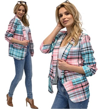 Куртка женская, рукава драпированные, L/40 узор 7