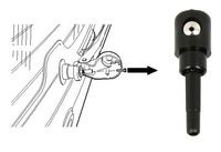 фото thumb №4, Насадка + важіль + двірник na зад vw t5 двері ліві 2003-2015 r