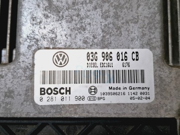 фото thumb №9, Блок управления компьютер спидометр набор vw golf v 5 1k0 1.9 tdi bkc 03g906016cb