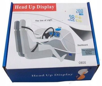 HUD дисплей с часами, проектор OBD2 5,5 дюйма