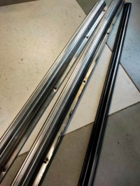 Накладки внутрішнє поріг хром mercedes 107 Недорого, фото thumb