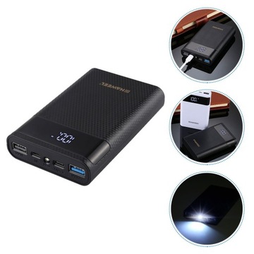 Портативный чехол Power Bank с аккумулятором 18650, с двумя портами USB.