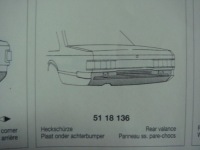 фото thumb №5, Subaru 1800 4wd srx sedan супер s турбіна 79 85 панель задня нижній van wezel