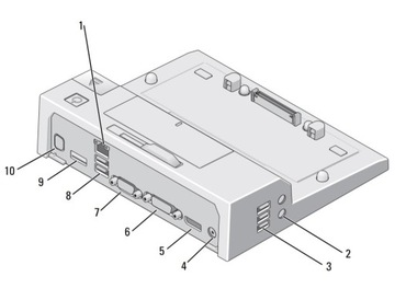 Док-станция Dell E-Port Latitude Precision PR03X K07A USB 3.0