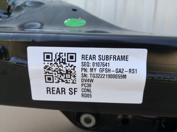 фото thumb №14, Tesla 3 рестайлінг y візок підрамник задній зад 10445580-01-d