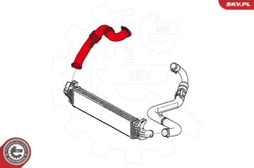 фото thumb №6, Шланг турбіни 24skv781 / # 699 ford focus c-max focus ii 2.0 tdci volvo c