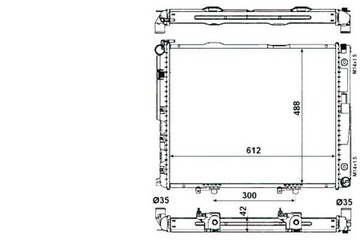 фото thumb №8, Радиаторов mercedes w124 4,2b 92-95