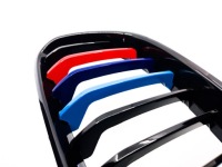 фото thumb №7, Решётка радиатора решётки радиатора bmw f20 f21 13- чёрный блеск mcolor gloss