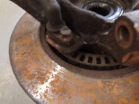 фото thumb №8, Puma i 97 1.7b амортизационная стойка диск суппорт левый перед