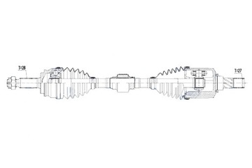 фото thumb №10, Nty піввісь привідна jeep compass 2wd 4wd 2.0 2.4 -14 atm ліва