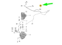 фото thumb №9, Porsche taycan лобове скло омивач система jet 9p1955985