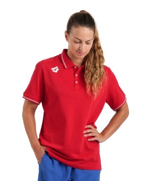 Koszulka Arena Team Poloshirt Solid Cotton RED XXL