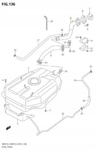 фото thumb №3, Suzuki wagon r+ 98-02 - труба заливной топлива