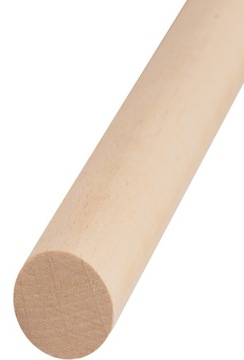 Kije kijek do makramy bukowy 22mm 60cm drewniany