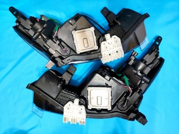 фото thumb №9, Nissan leaf полный led 2022 рестайлинг чёрные лампы фары p+l комплект европа