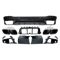 фото thumb №1, Mercedes gls x167 gls63 black диффузор с насадки