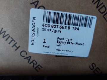 фото thumb №10, Решітка бампера - середня - audi a6 c7 - 4g0 - рестайлінг - нова