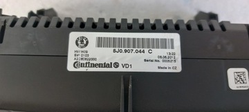 фото thumb №5, Skoda fabia ii рестайлінг панель керування кондиціонера 5j0907044c