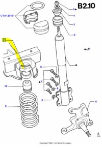 фото thumb №7, Підкладка - бампер ударний перед ford transit оригінальний номер 6150976