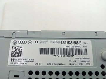 Устройство чтения SD-карт для MMI NAVIGATION HARMAN AUDI A5 A4 B8 8R2035666E