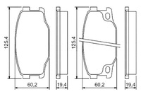 фото thumb №1, Bosch тормозные колодки тормозные