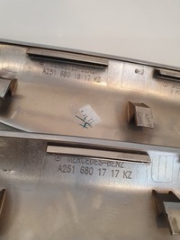 фото thumb №7, Mercedes w251 r-klasa молдинг туннель хром комплект