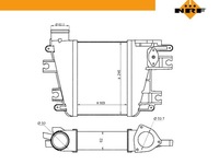 фото thumb №2, Nrf 30384 радиатор воздуха наддувочный