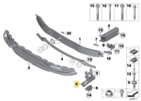 фото thumb №16, 2x bmw (oem) комплект ремонтний фара ліве i праве bmw 1 e81 e87 6311692448