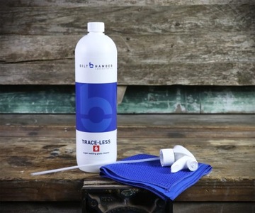 BILT HAMBER TRACE-LESS 1L ZESTAW - innowacyjny płyn do szyb + mikrofibry +G