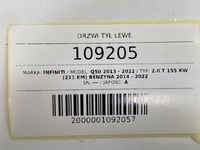 фото thumb №11, Двері задня ліва infiniti q50 gac чорні keyless