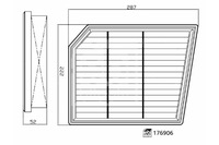 фото thumb №10, Febi bilstein 176906 фільтр повітря