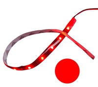 фото thumb №1, Стрічка świecąca ремінь молдинг led- 12v 30cm -czerwona- водонепроникний- hot red