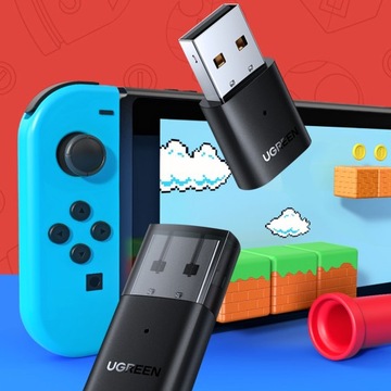 UGREEN ADAPTER TRANSMITER BLUETOOTH DO PS / NINTENDO SWITCH