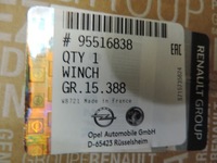 фото thumb №8, Opel movano b ii лебёдка колёса запасного новая 95516838