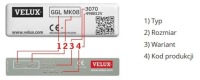 Наружный козырек VELUX MHL 5060 MK00 для окон MK04, MK06, MK08, MK10