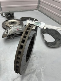 фото thumb №9, Гальмівні диски супорти гальма керамічні 400mm комплект перед задня audi a8 s8 d4